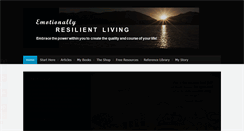 Desktop Screenshot of emotionallyresilientliving.com